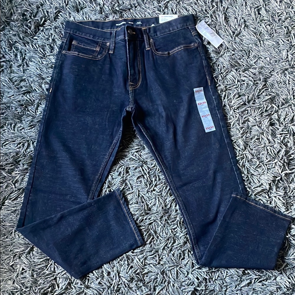 Old Navy dark wash Men's Blue slim Jeans size 32x30 NWT